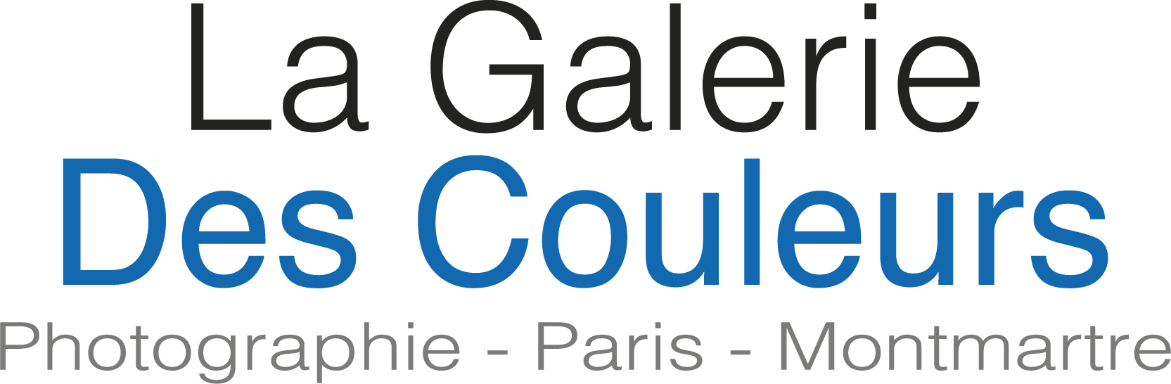 La Galerie des Couleurs | Photographies – Paris – Montmartre Logo